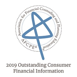 AFCPE Award Seal-Outstanding Consumer Financial Information 2019.jpg