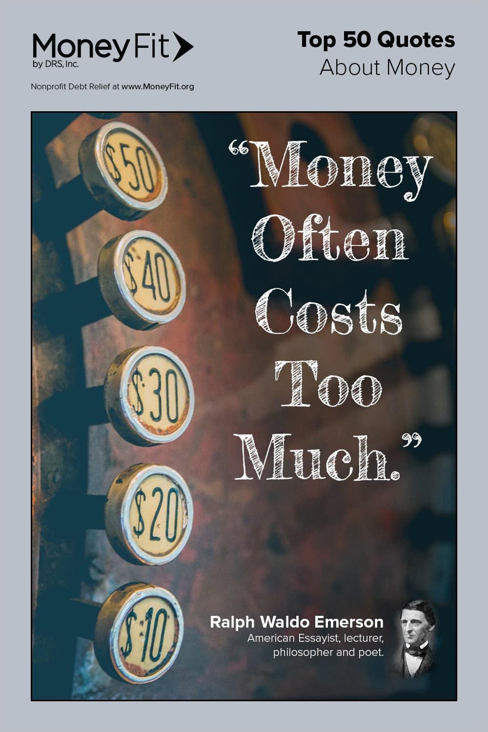 Money Quotes: Ralph Waldo Emerson