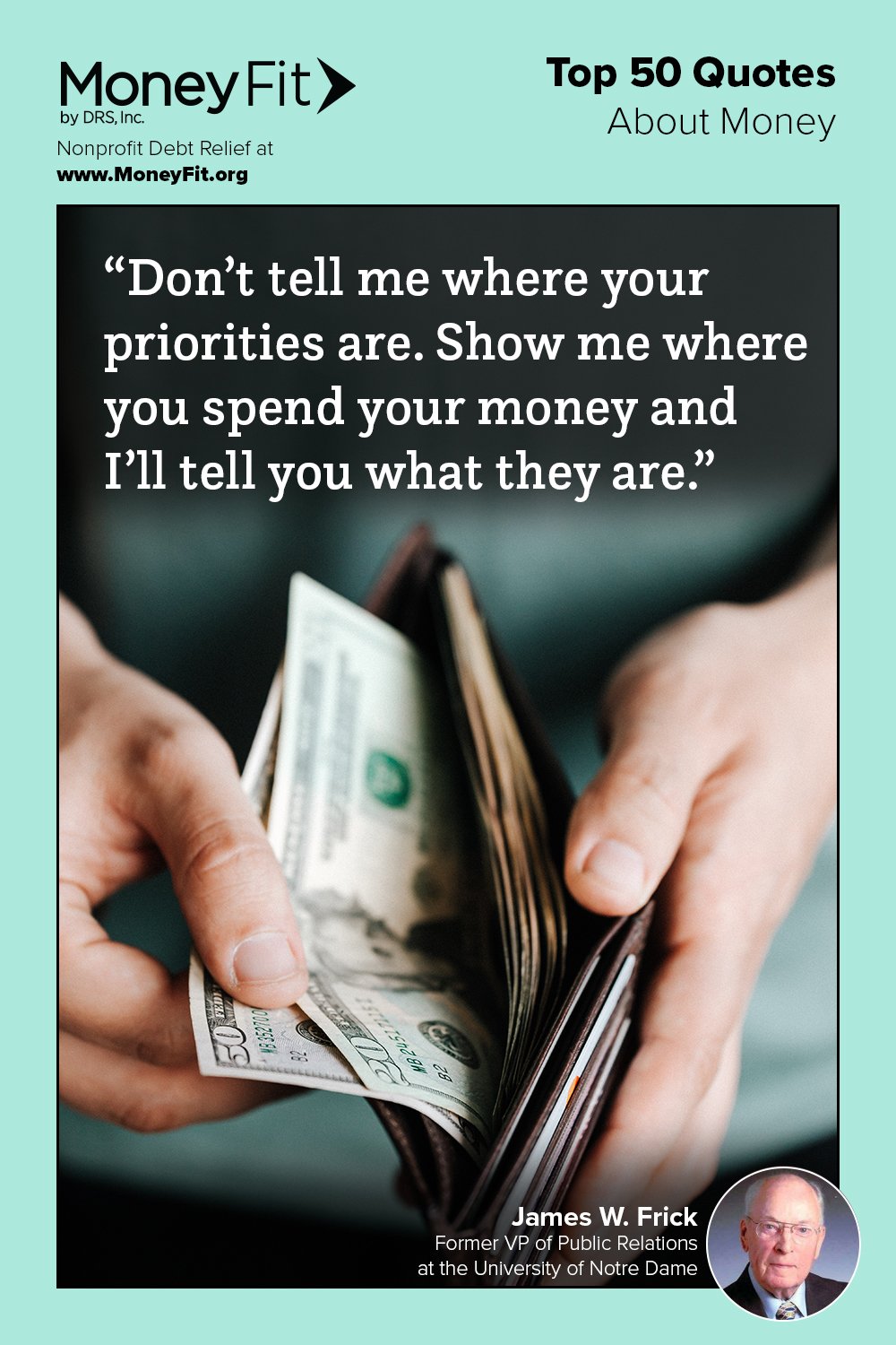 Money Quotes: James W. Frick