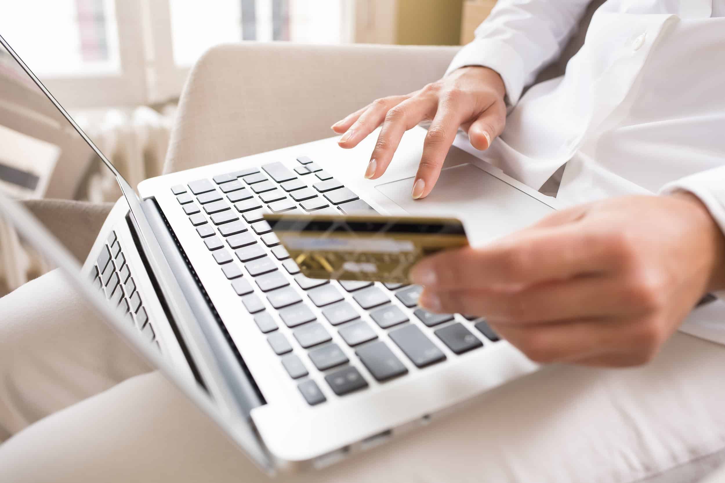 Shopping-with-a-credit-card-online