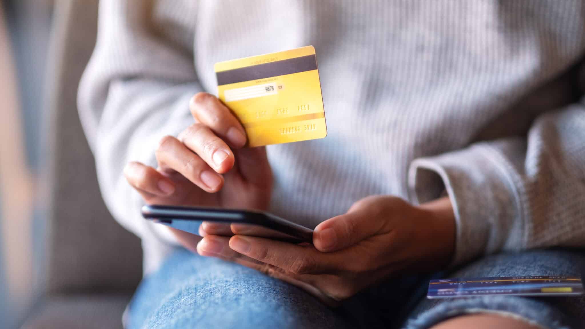 using a credit card for a mobile payment