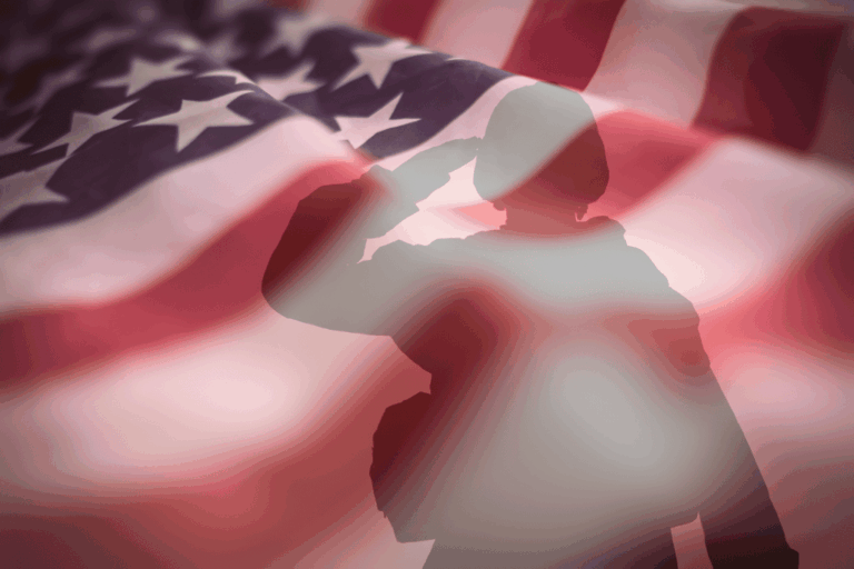 memorial day 2025 soldier salute us flag